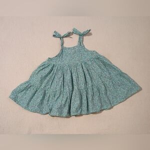 Figge Vintage Floral Cotton Prairie Dress 2/3Y EUC